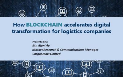 How BLOCKCHAIN accelerates digital transformation for logistics companies