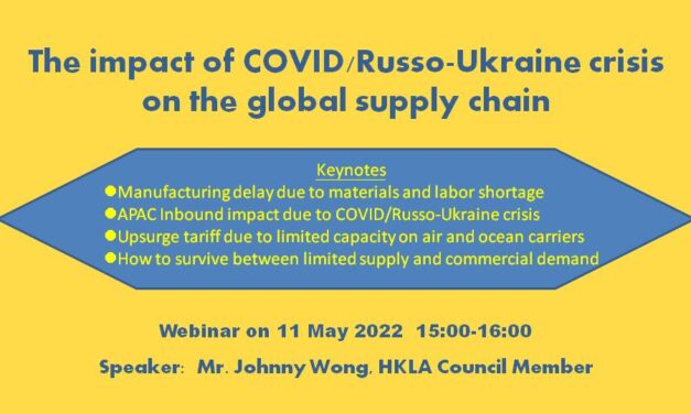 The impact of COVID/Russo-Ukraine crisis on the global supply chain