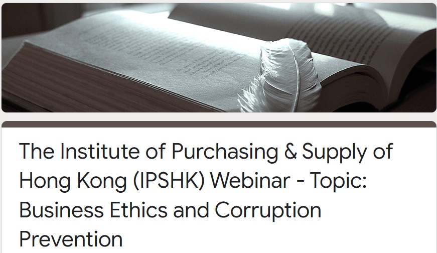 Business Ethics and Corruption Prevention