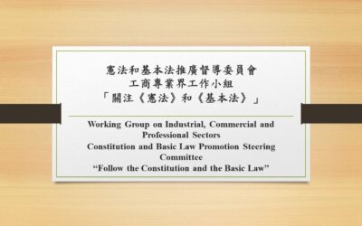 宪法和基本法推广督导委员会 工商专业界工作小组 「关注《宪法》和《基本法》」